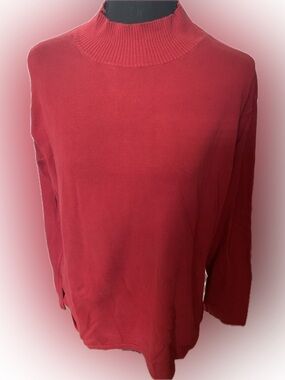Classic Red Crew Neck Sweater